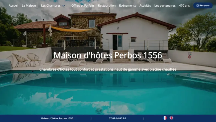 Aperçu du site Perbos 1556