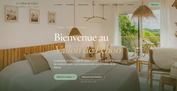 Aperçu du site Le Vallon de Léhon